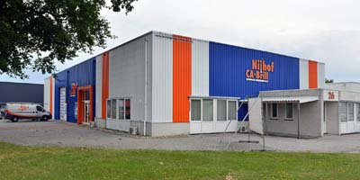 het pand van Nijhof & CA-Brill technische groothandel in Enschede